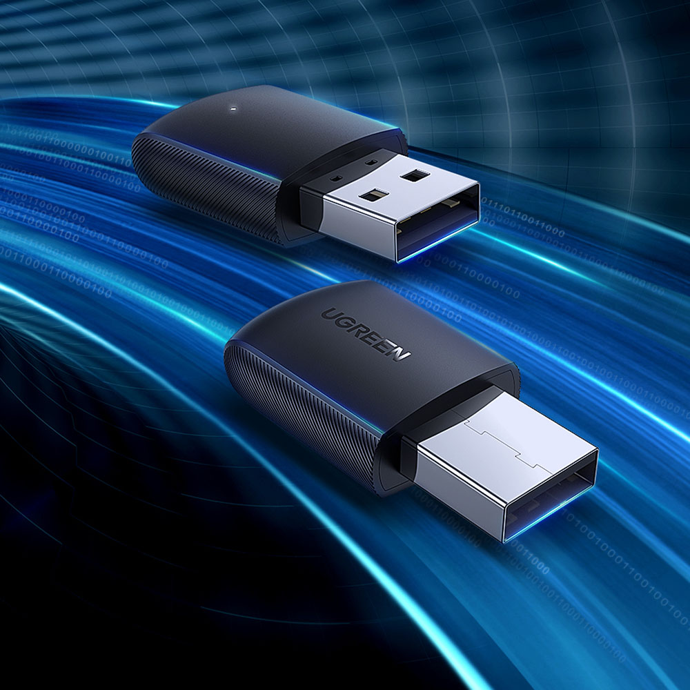 Išorinė Usb Tinklo Kortelė - Wifi 2,4 Ghz / 5 Ghz 11ac Ac650 - Juoda