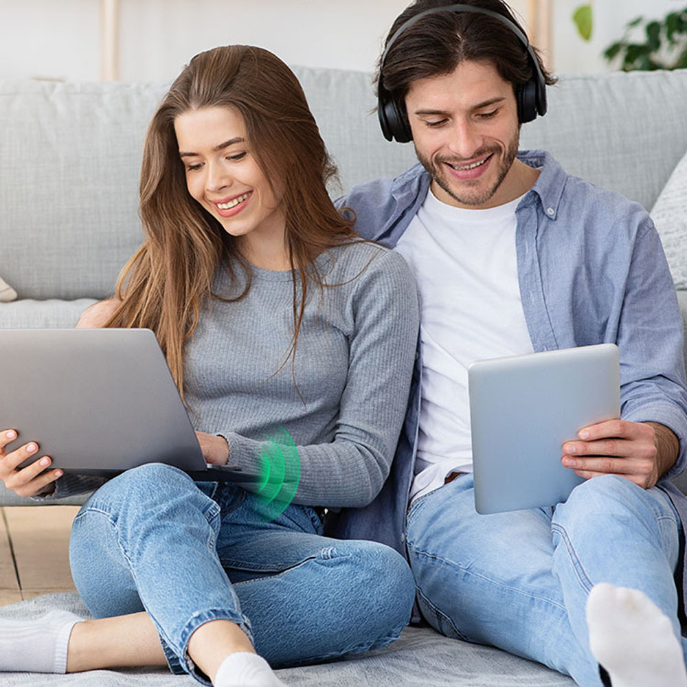 Išorinė Usb Tinklo Kortelė - Wifi 2,4 Ghz / 5 Ghz 11ac Ac650 - Juoda