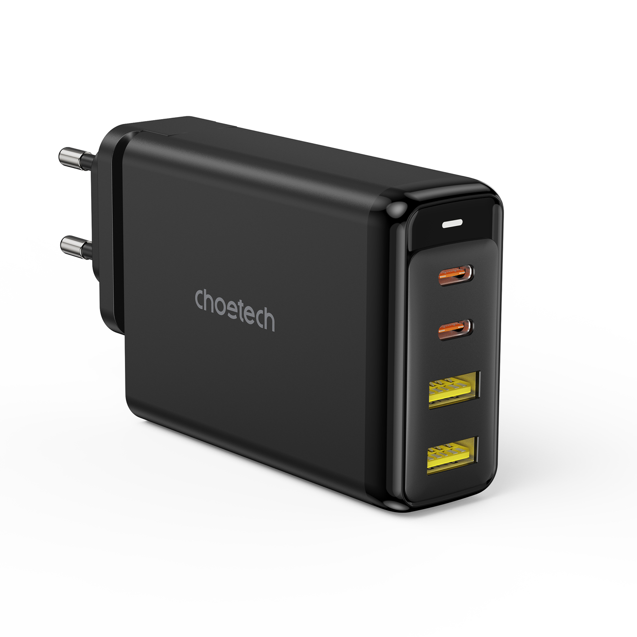 Gan 140w 4 Prievadų įkroviklis 2x Usb-c + 2x Usb - Juodas