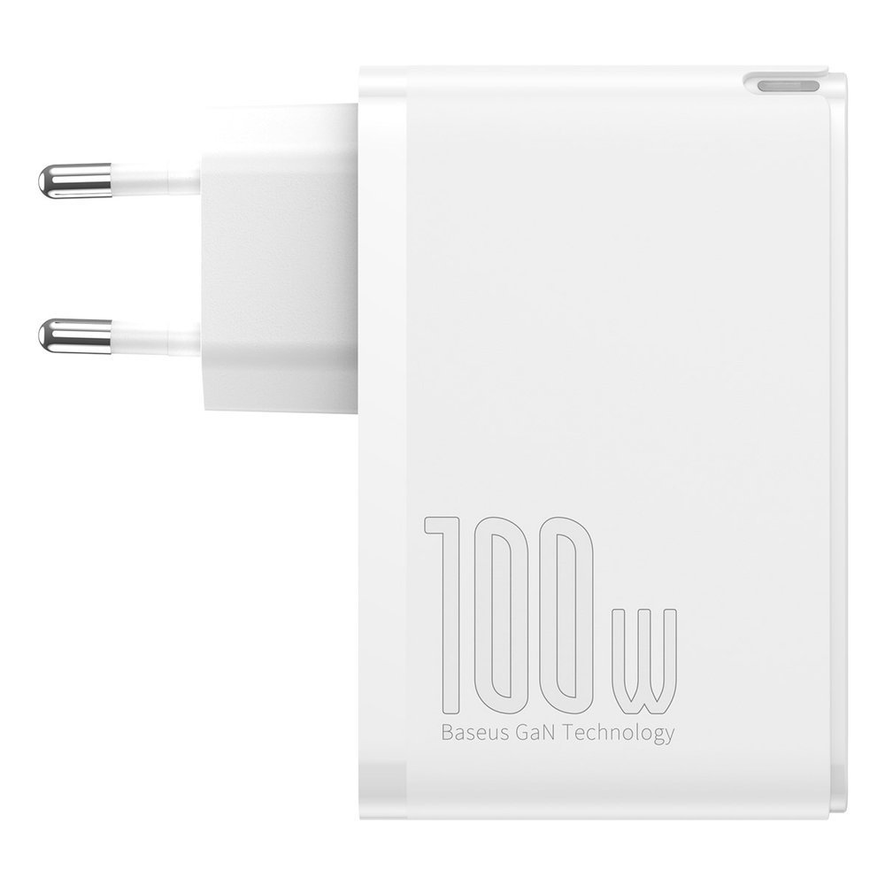 Gan2 Pro Usb Greitasis įkroviklis Usb-c Qc Pd 100w, Baltas