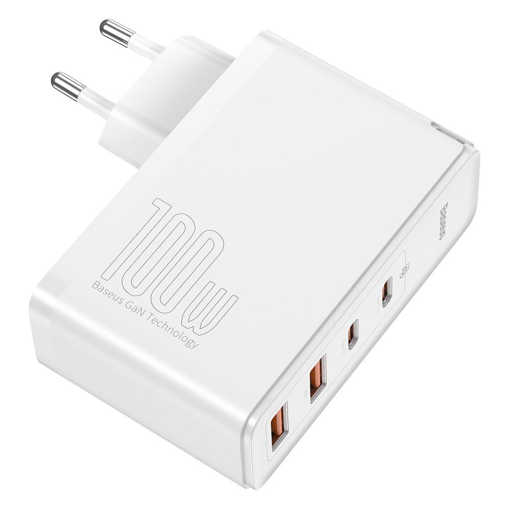 Gan2 Pro Usb Greitasis įkroviklis Usb-c Qc Pd 100w, Baltas