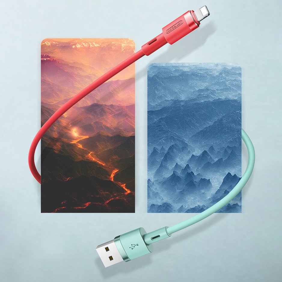 Kabelis Iphone Usb - Lightning 2.4a 1.2m Juodas