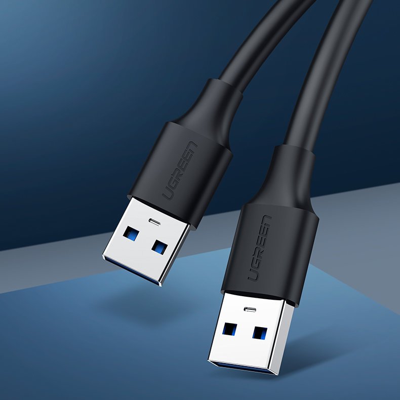 Kabelis Usb 2.0 Vyriškas 2 M Juodas