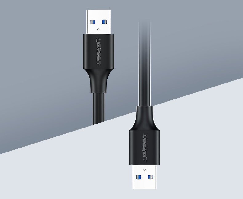 Kabelis Usb 2.0 Vyriškas 2 M Juodas