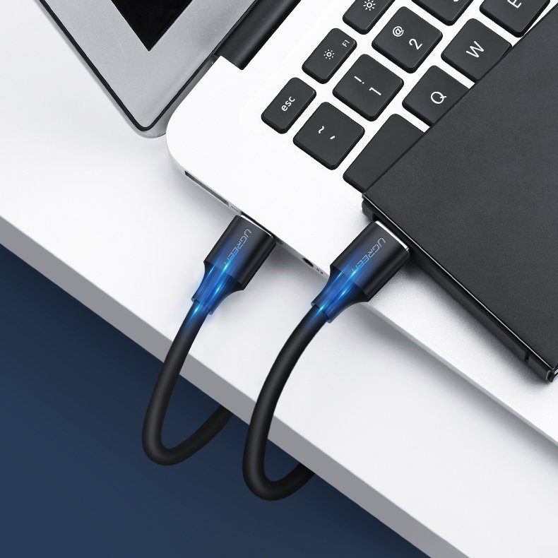 Kabelis Usb 2.0 Vyriškas 2 M Juodas
