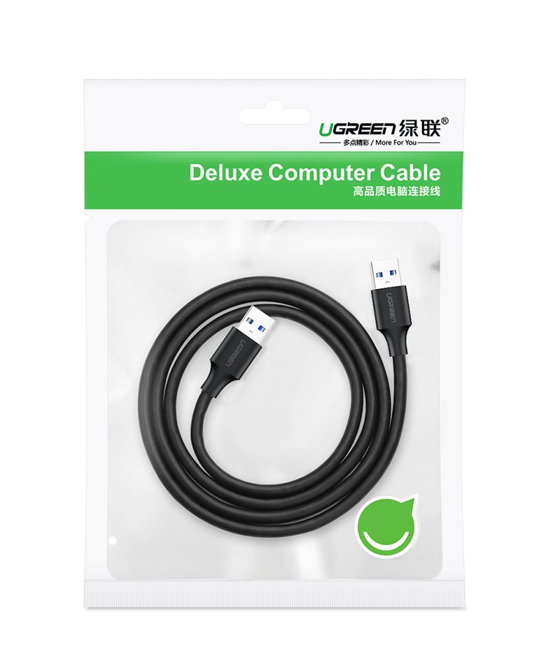 Kabelis Usb 2.0 Vyriškas 2 M Juodas