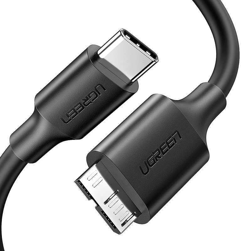 Kabelis Usb-c - Micro Usb-b Superspeed 3.0 1 M Juodas