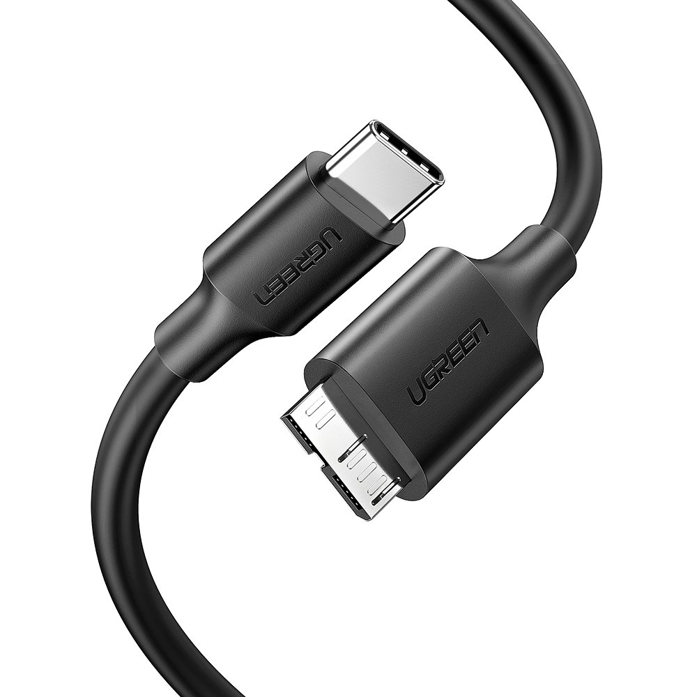 Kabelis Usb-c - Micro Usb-b Superspeed 3.0 1 M Juodas