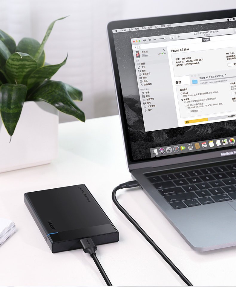Kabelis Usb-c - Micro Usb-b Superspeed 3.0 1 M Juodas