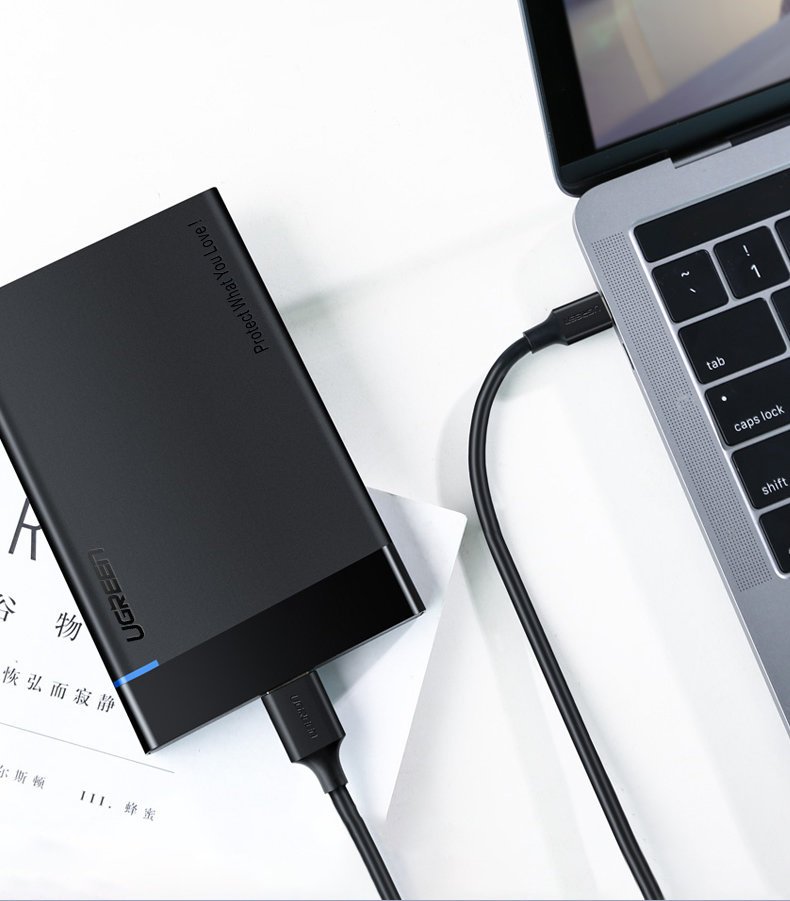 Kabelis Usb-c - Micro Usb-b Superspeed 3.0 1 M Juodas