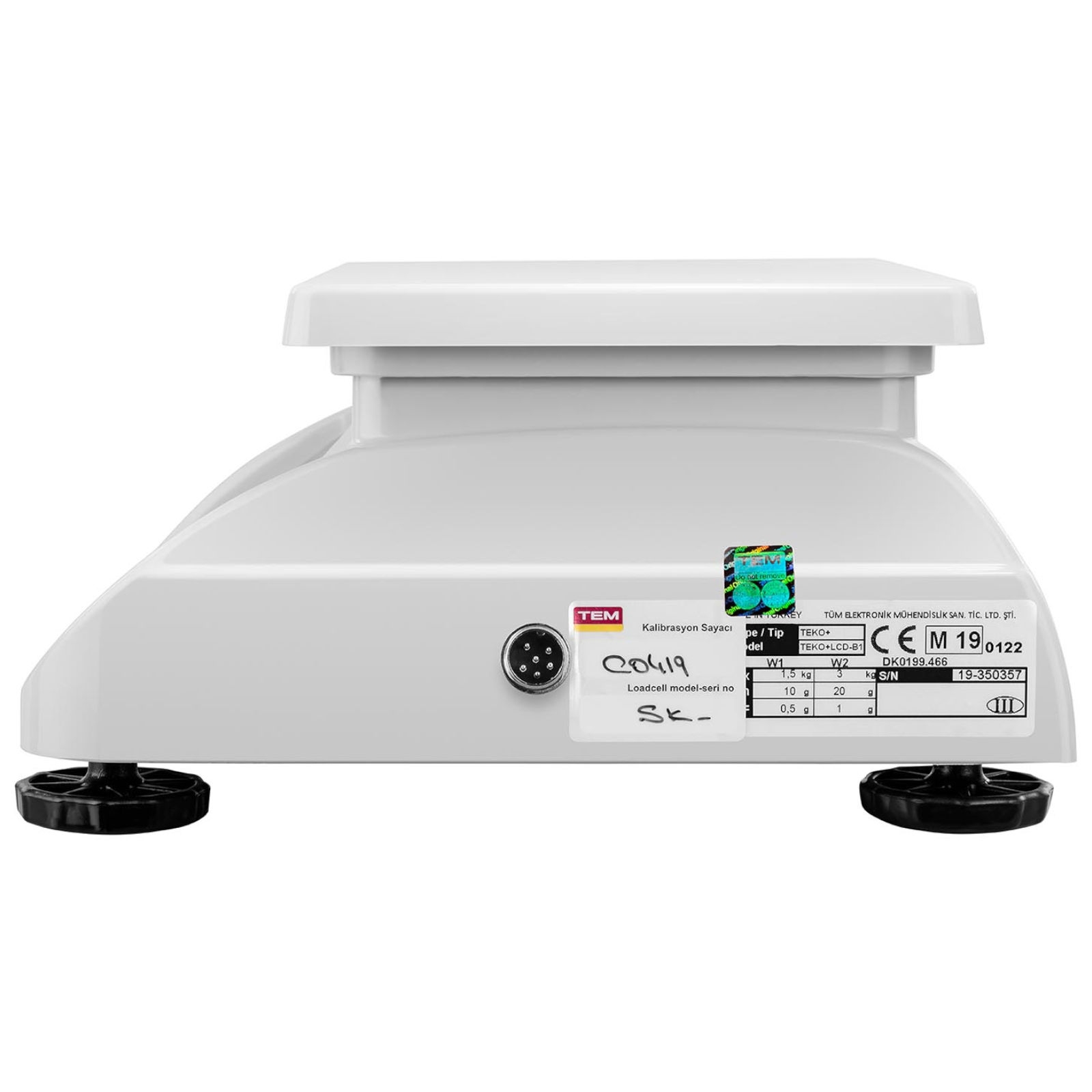Stalo Svarstyklės 2 Platformos Rs232 Sąsaja 3 Kg / 1 G Lcd M Legalizacija