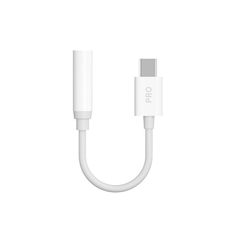 Garso Adapteris Ausinėms Iš Usb-c į 3,5 Mm Mini Lizdą, Baltas