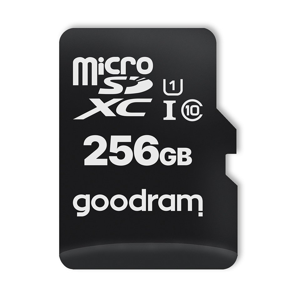 Mikrokortelė 256gb Micro Sd Xc Uhs-i 10 Klasės + Sd Adapteris