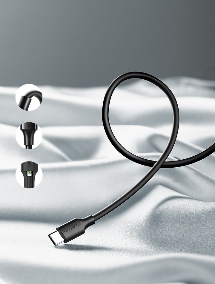 Kabelis Usb - Usb-c 2a 2 M Juodas