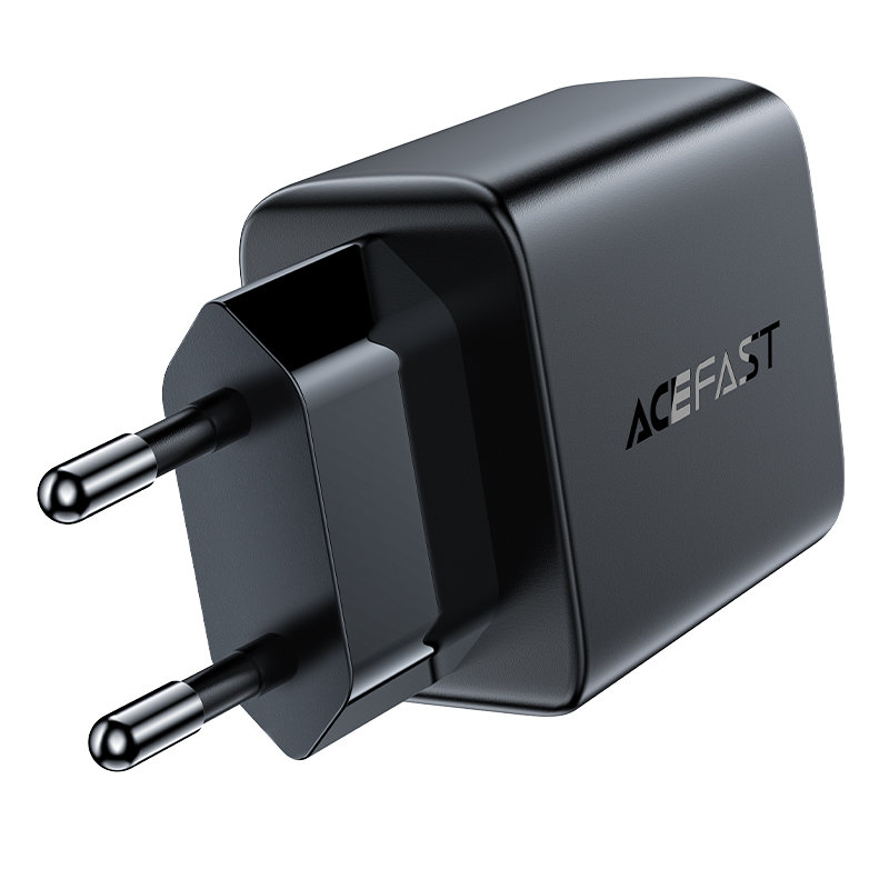 Gan Tinklo įkroviklis 2x Usb 18w Qc 3.0 Afc Fcp Baltos Spalvos