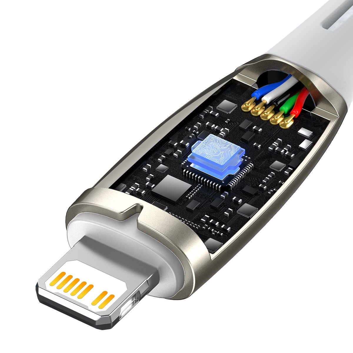Greitasis įkrovimo Kabelis "iphone" Usb-c - "lightning" 480mb/s Pd 20w 1 M Baltas