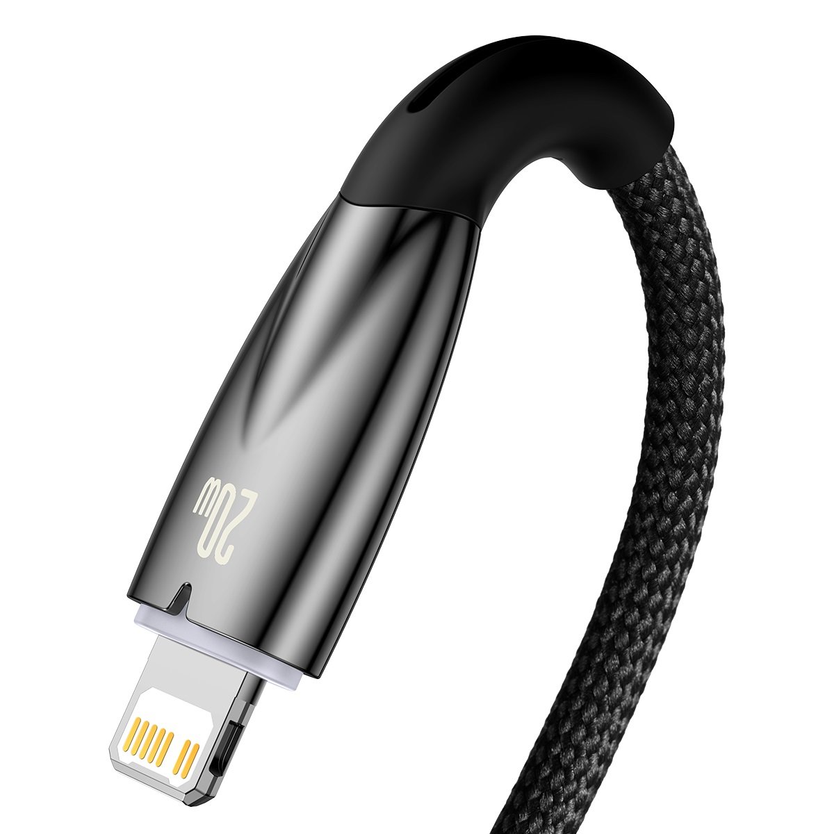 Greitasis įkrovimo Kabelis "iphone" Usb-c - "lightning" 480mb/s Pd 20w 2 M Juodas