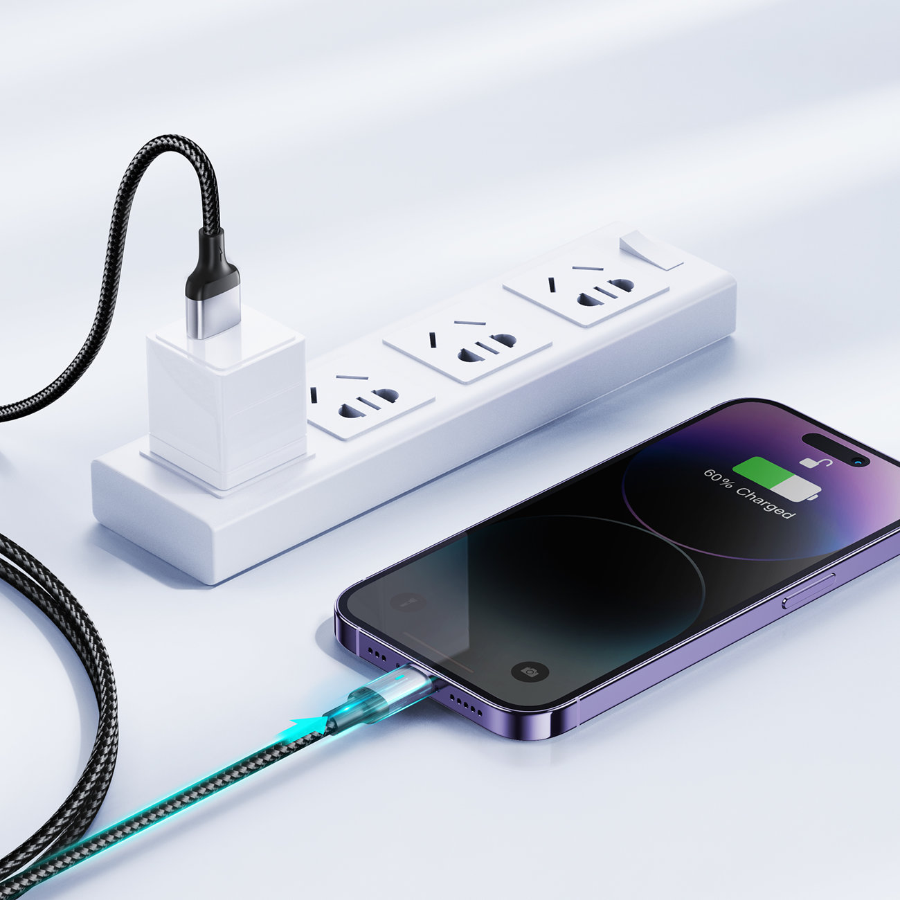 Kabelis "iphone" Usb-c - "lightning" A10 Serijos 20w 1,2 M Juodas