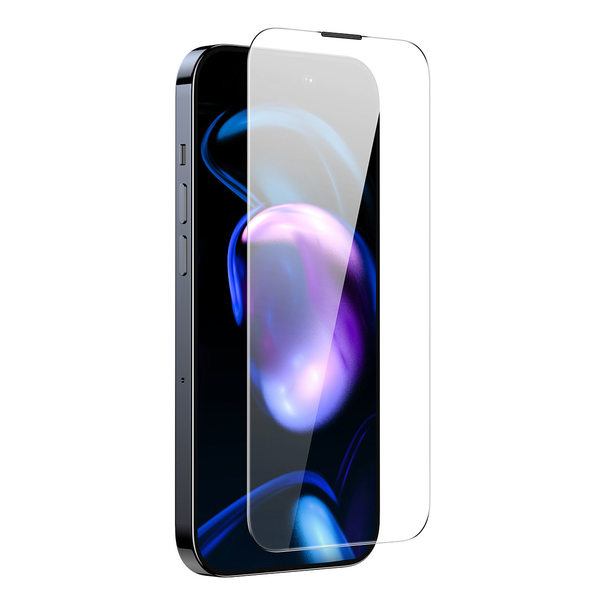 2x Grūdintas Stiklas "iphone 14 Pro" Visam Ekranui Su 0,3 Mm Garsiakalbio Dangteliu