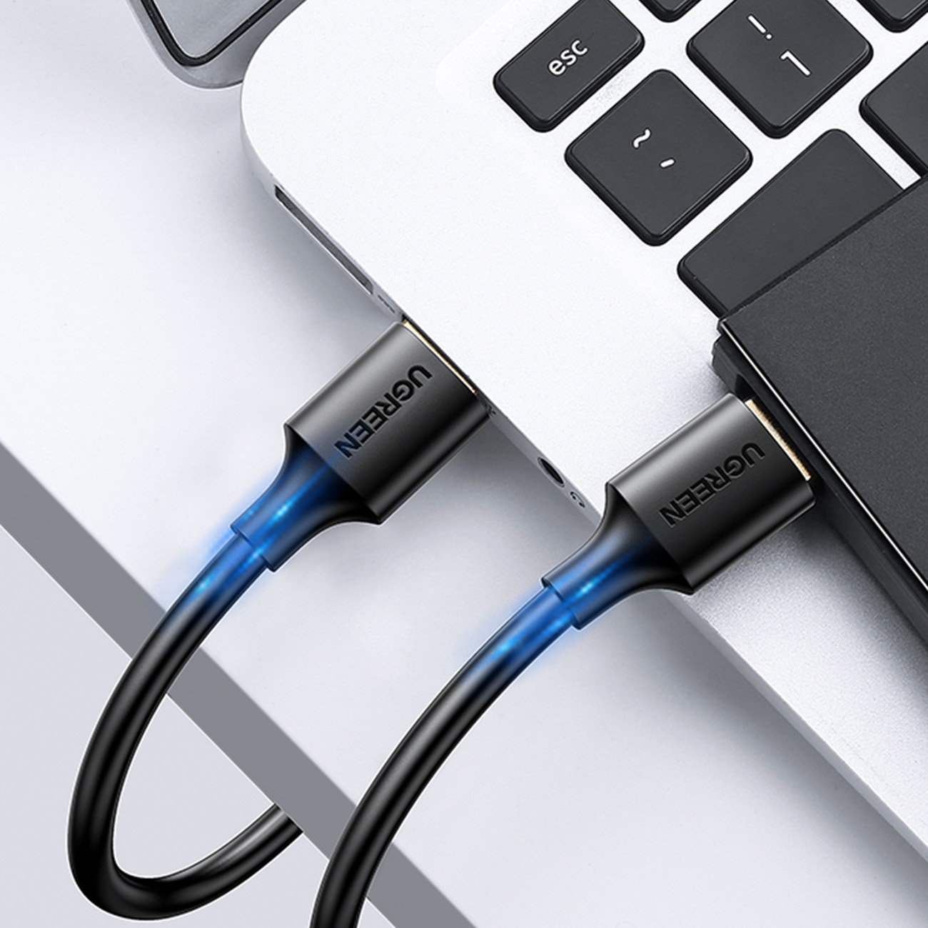 Lankstus Lankstus Usb 2.0 Kabelis 480mb/s 25cm Juodas