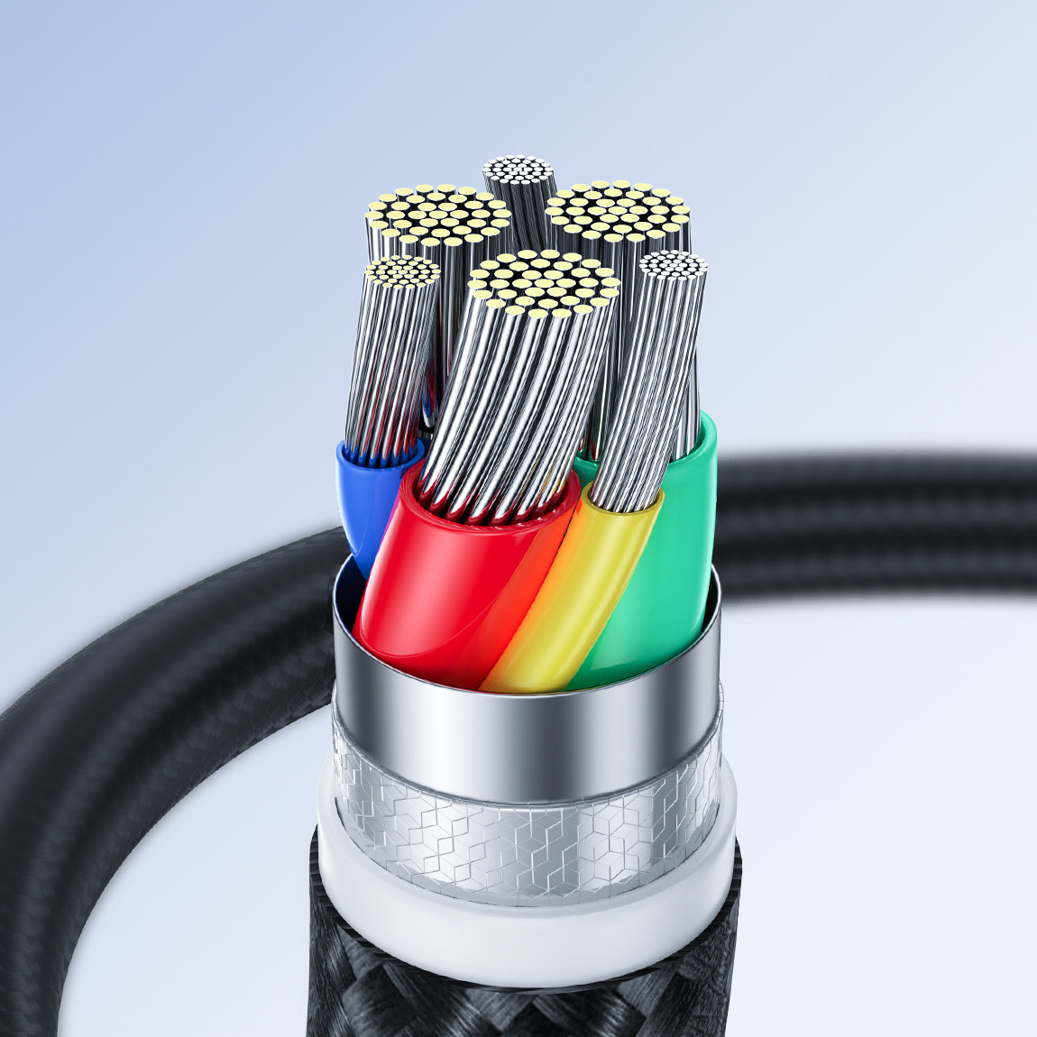 "surpass" Serijos Usb-c - "lightning" 20w "iphone" Kabelis 0,25 M Juodas