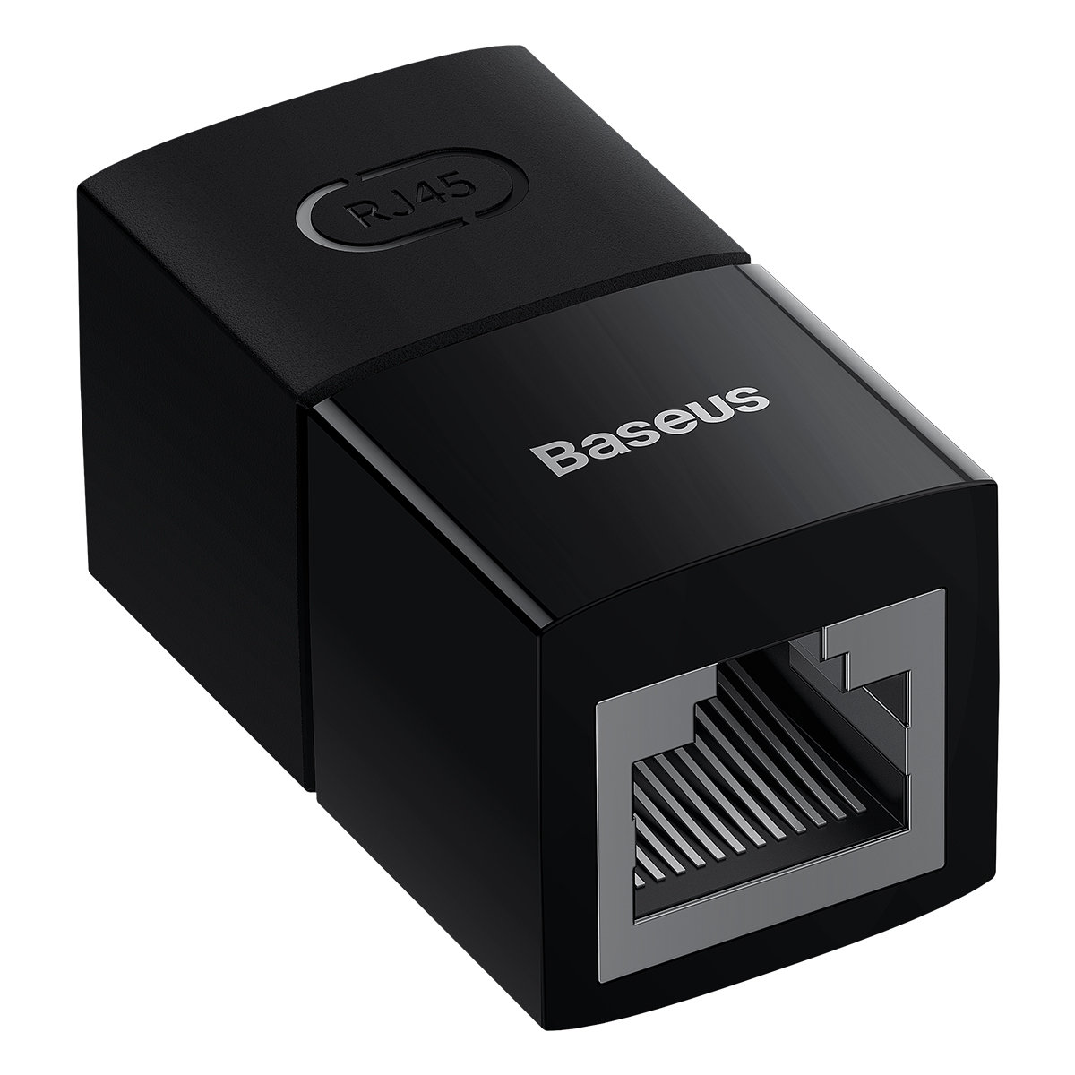 Ethernet Tinklo Kabelio Jungtis Rj45 Juoda Kit 10vnt.