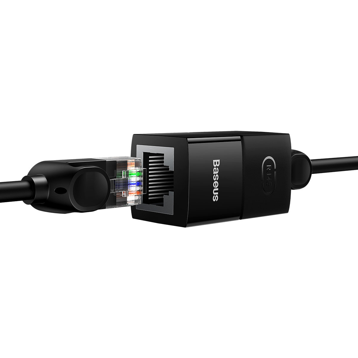 Ethernet Tinklo Kabelio Jungtis Rj45 Juoda Kit 10vnt.