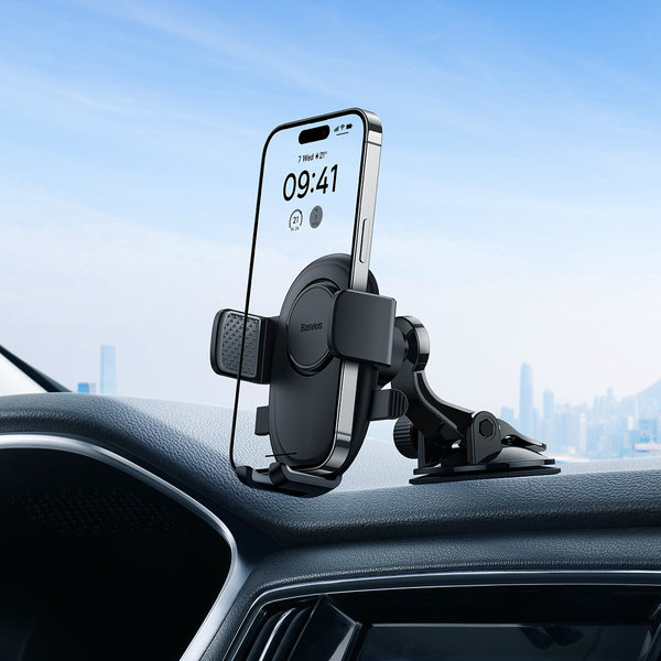 Ultracontrol Lite Serijos Automobilinis Telefono Laikiklis, Juodas
