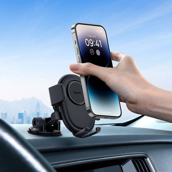 Ultracontrol Lite Serijos Automobilinis Telefono Laikiklis, Juodas
