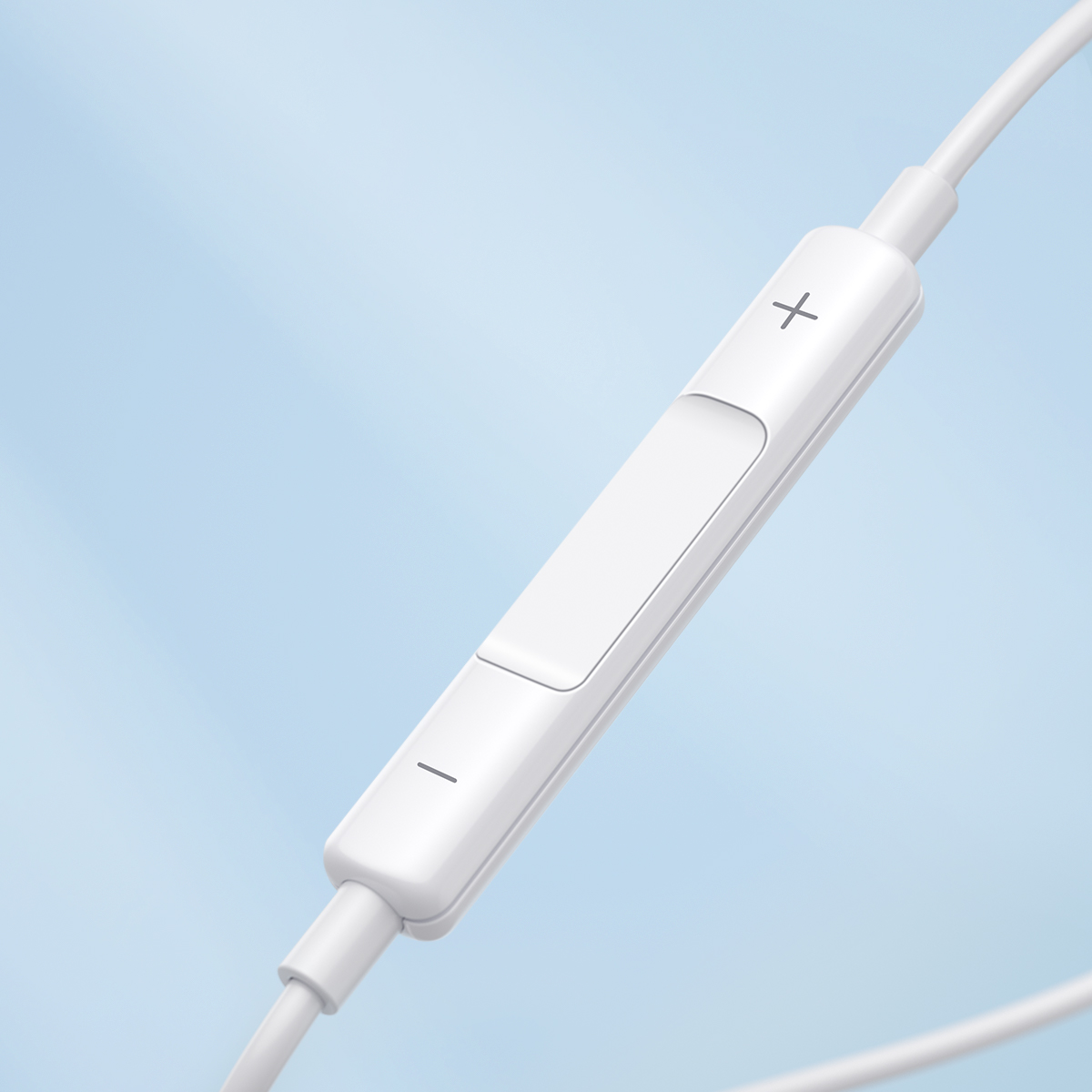 Laidinės Mini Jack 3,5 Mm Ausinės Su Nuotolinio Valdymo Pulteliu, Baltos Spalvos