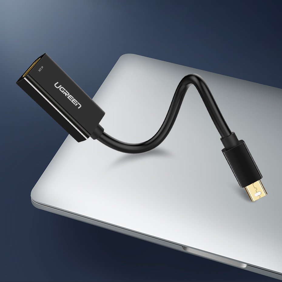 Adapteris Fhd Mini Displayport (vyriškos Lyties) - Hdmi (moteriškos Lyties), Baltas