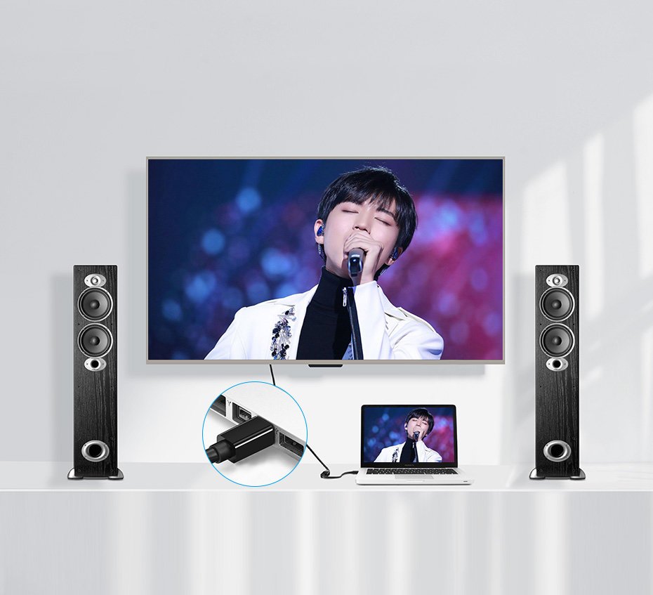 Adapteris Fhd Mini Displayport (vyriškos Lyties) - Hdmi (moteriškos Lyties), Baltas