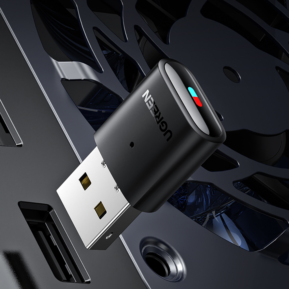 "bluetooth" Siųstuvo Adapteris "playstation Nintendo Switch" Ausinėms Juodas