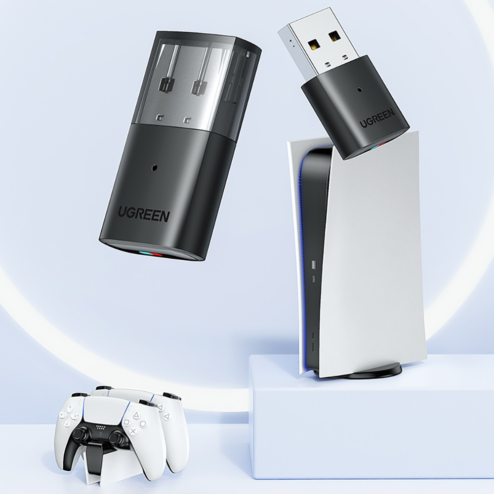 "bluetooth" Siųstuvo Adapteris "playstation Nintendo Switch" Ausinėms Juodas