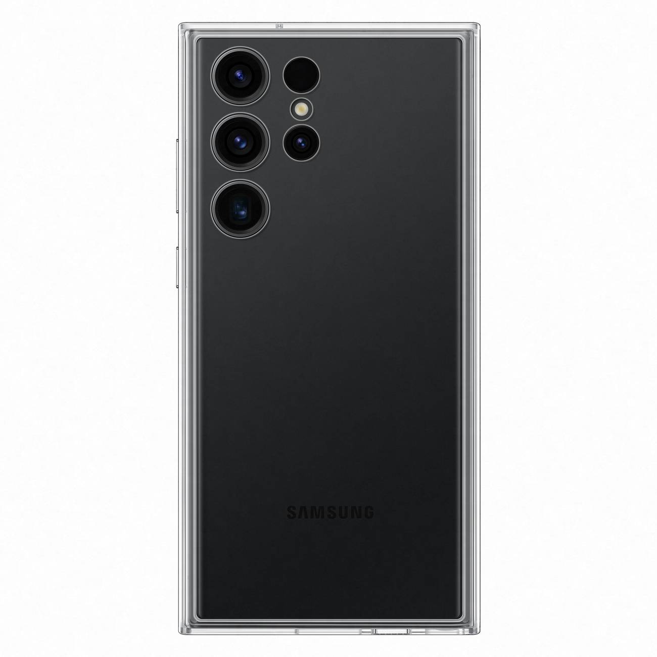 Dėklas Su Nuimama Nugarėle Galaxy S23 Ultra Frame Cover Juodas