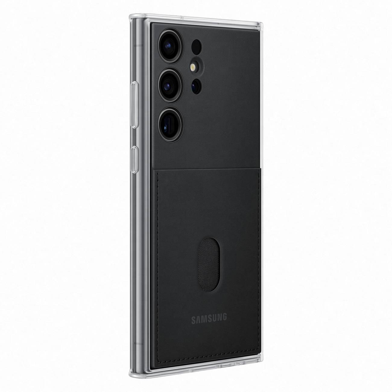 Dėklas Su Nuimama Nugarėle Galaxy S23 Ultra Frame Cover Juodas