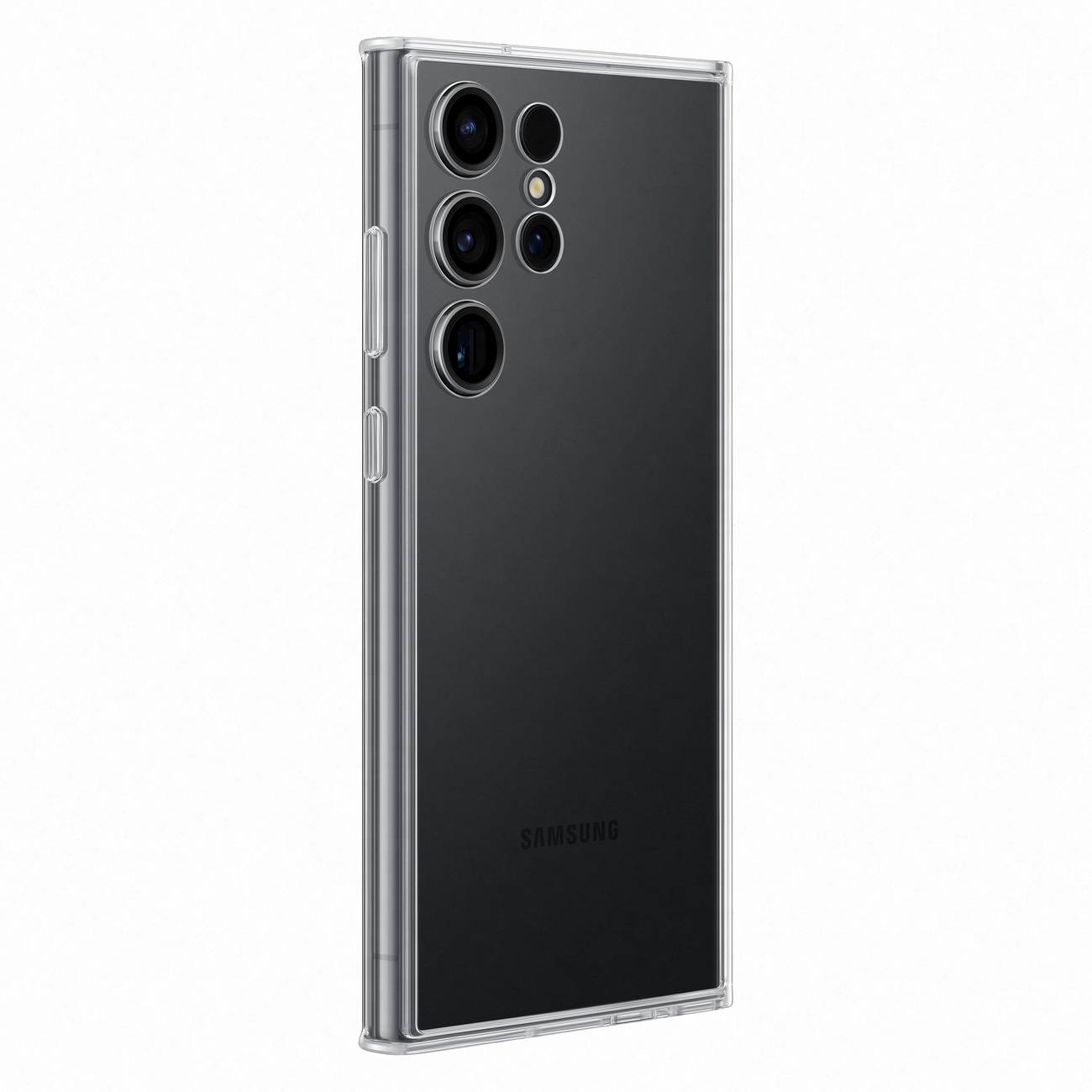 Dėklas Su Nuimama Nugarėle Galaxy S23 Ultra Frame Cover Juodas