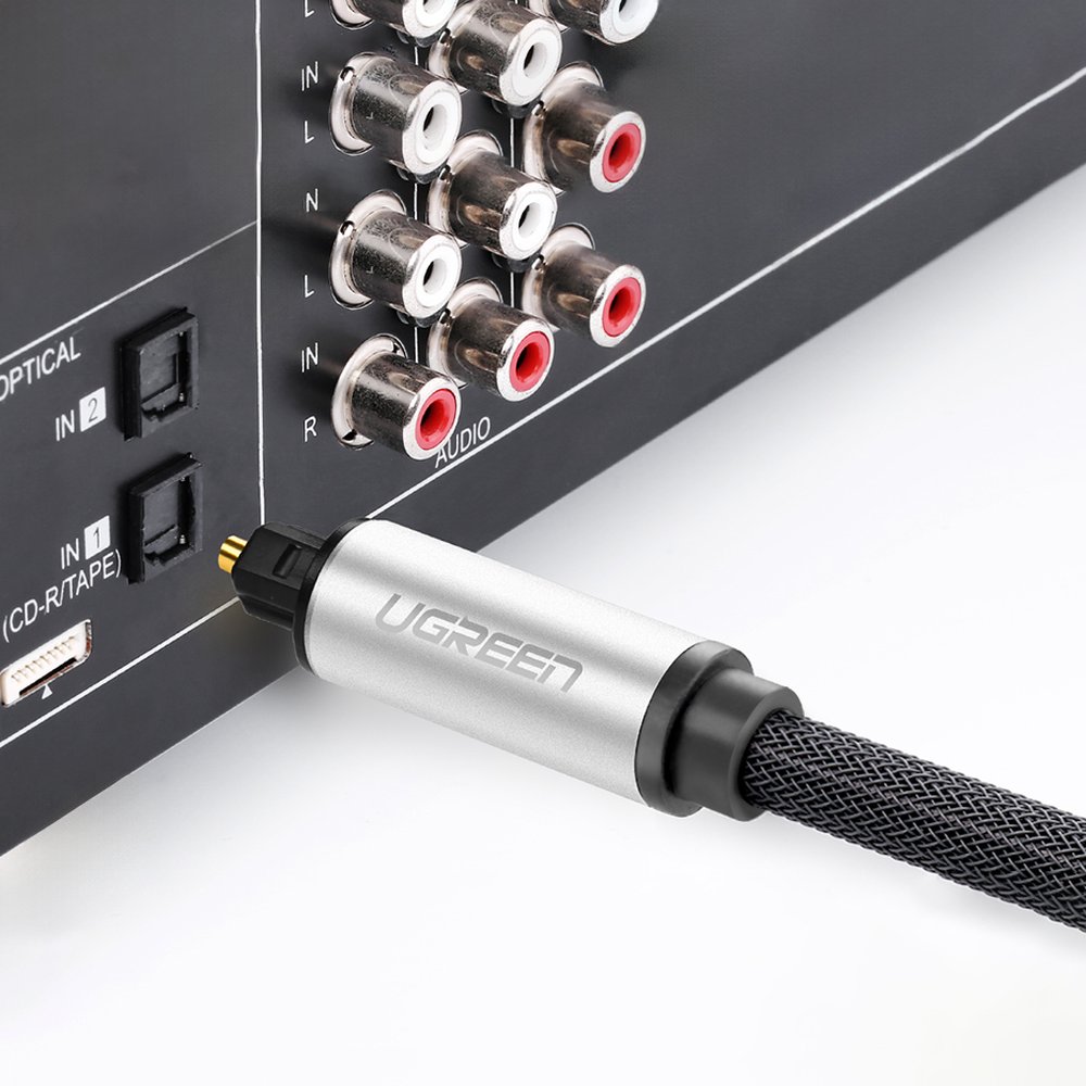 Toslink Spdif Optinis Kabelis 3 M Pilkos Spalvos