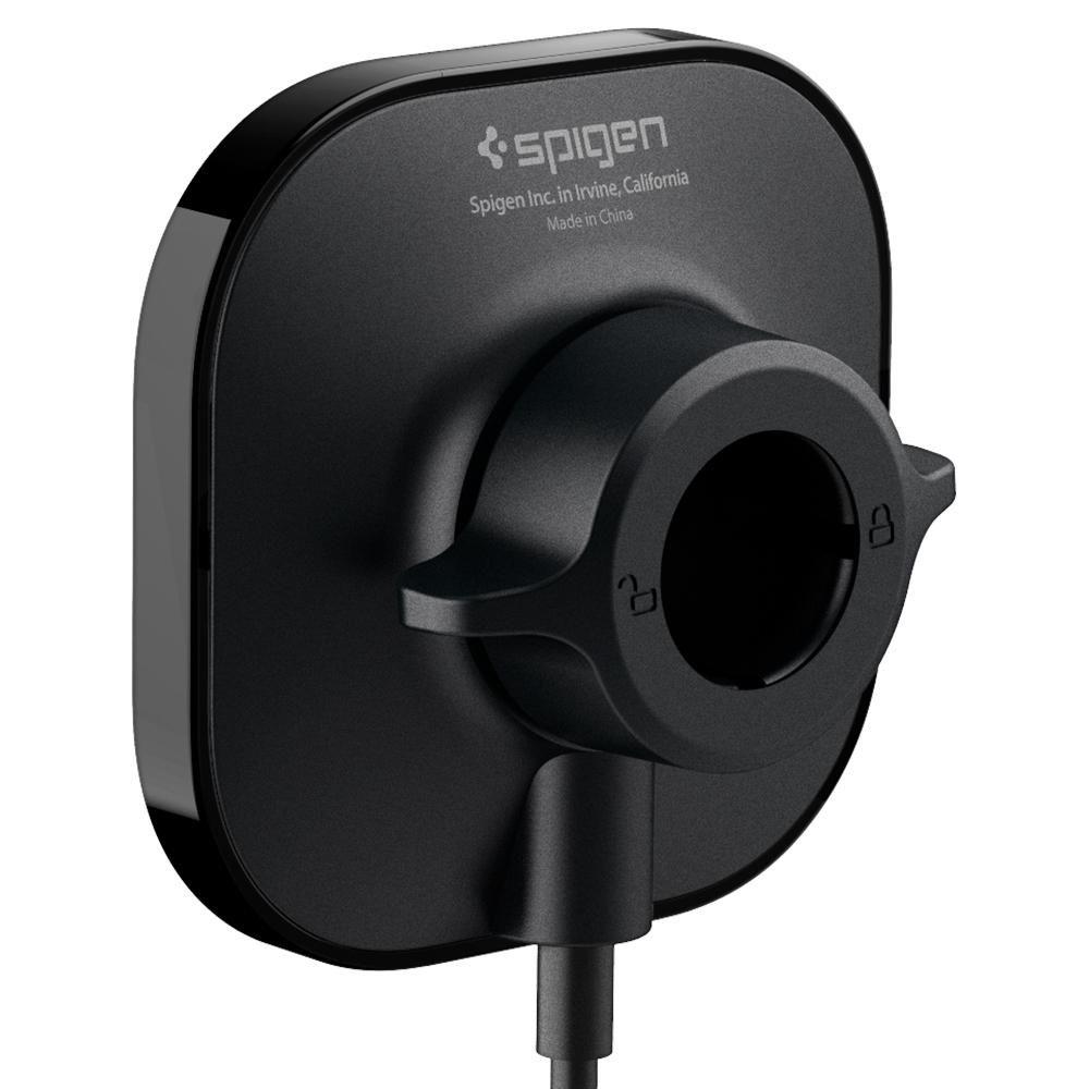 Magnetinis Laikiklis Su "magsafe" įkrovikliu 7,5 W, Skirtas Priekinio Stiklo Grotelėms, Juodas
