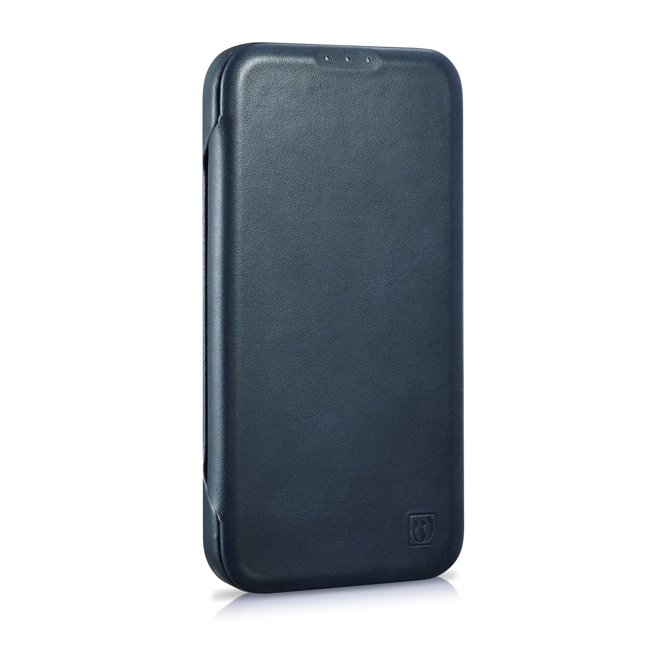 Odinis Dėklas Iphone 14 Su Magnetiniu Atvartu Magsafe Ce Oil Wax Premium Leather Blue