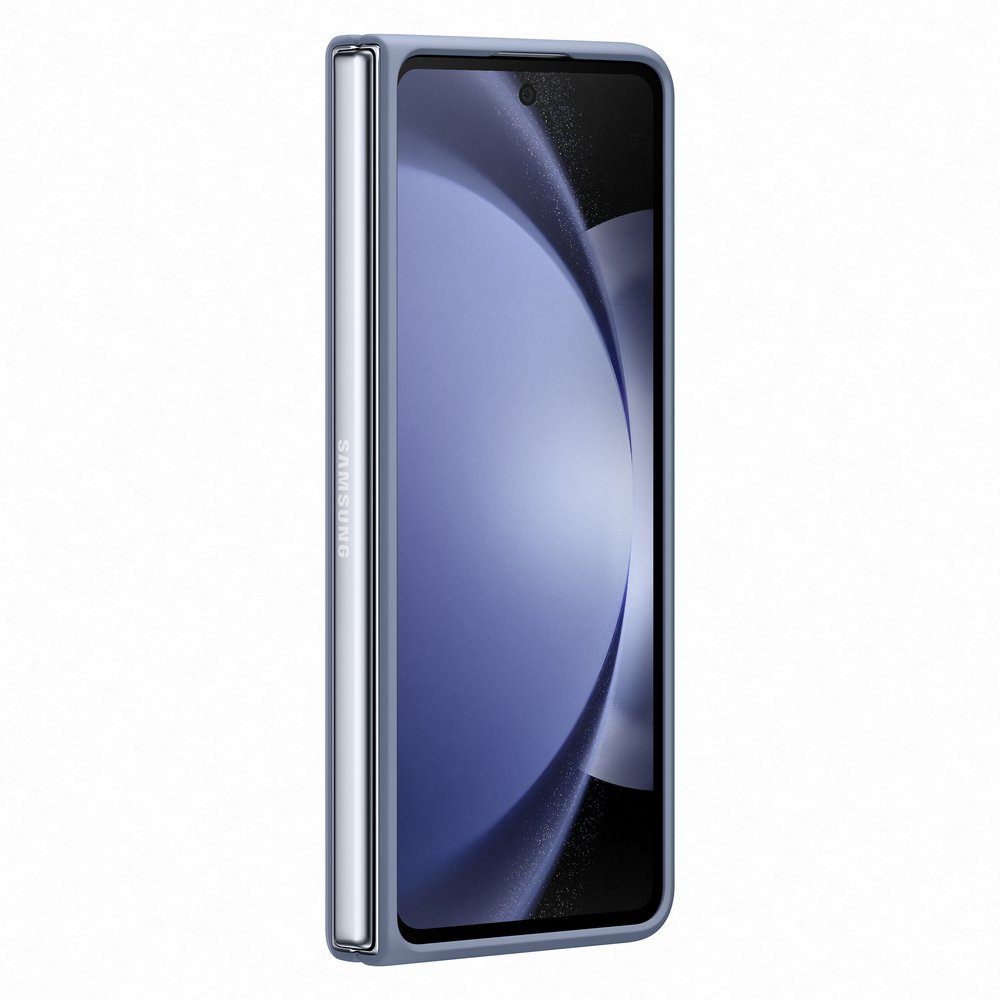 2in1 Silikoninis Dėklas Galaxy Z Fold 5 + Stylus Slim Case Blue