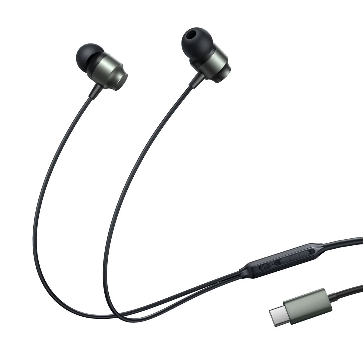 Usb-c Ausinės į Ausis Jr-ec06 Grey