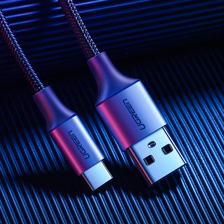 Kabelis Usb - Usb-c Qc 3.0 3a 1m Pilkas