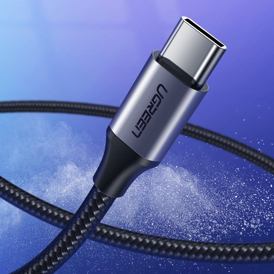 Kabelis Usb - Usb-c Qc 3.0 3a 1m Pilkas