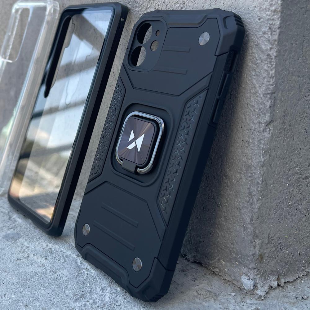 Dėklas "iphone 14 Plus" šarvuotas Dėklas Magnetinis Laikiklis žiedas Auksinis