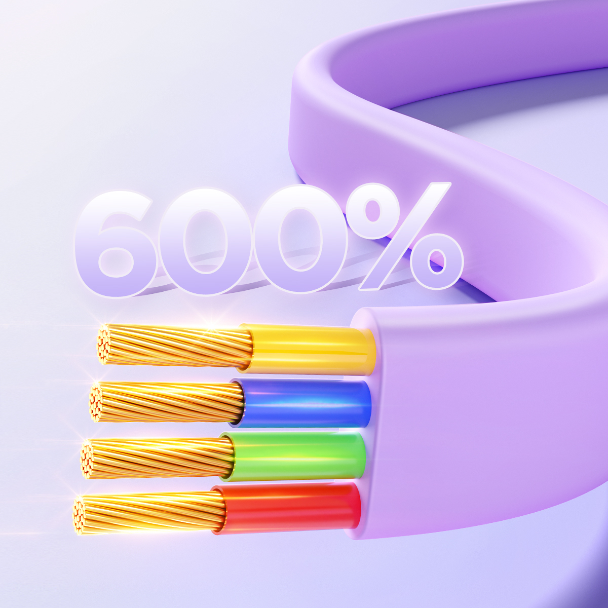 3in1 Spalvingos Serijos Usb-a į Usb-c / Iphone Lightning / Microusb Ištraukiamas Kabelis 1 M Violetinės Spalvos