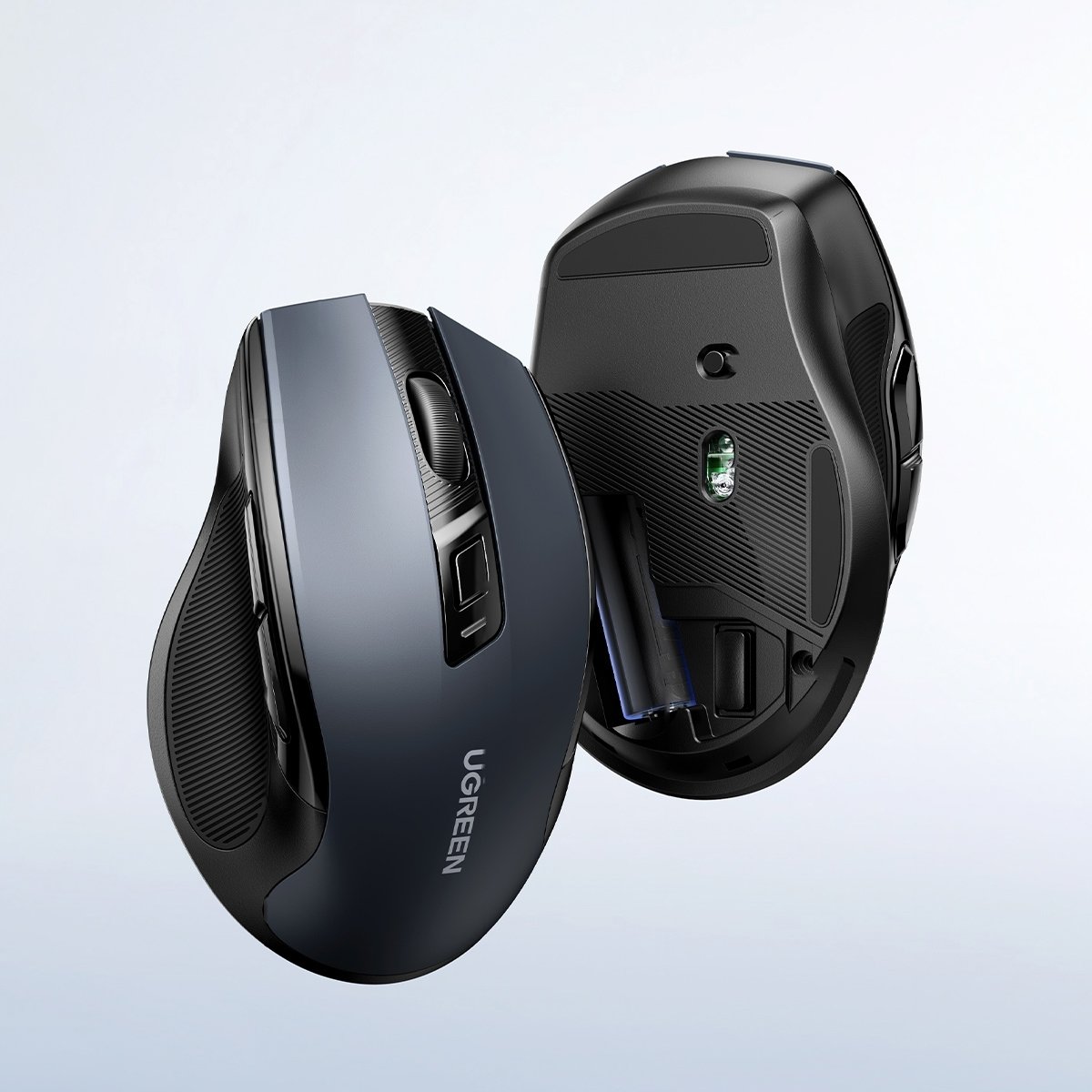 Optinė Belaidė Pelė Usb 2,4 Ghz / "bluetooth 5.0" 4000 Dpi Juoda