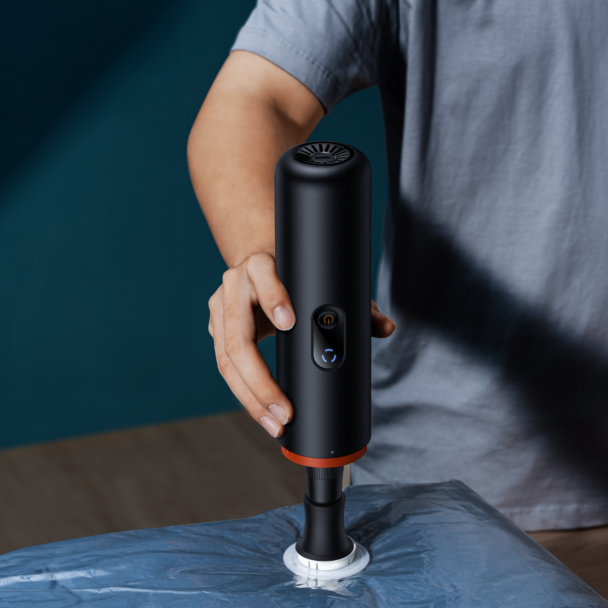Automobilinis Dulkių Siurblys Su Apšvietimu Baseus A5 Usb-c 130w Juodas