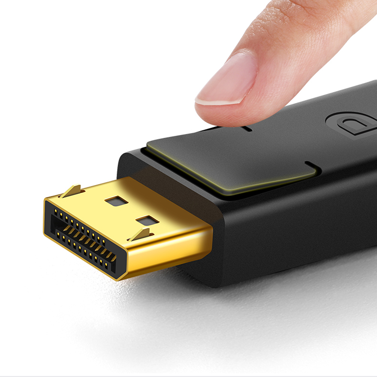"displayport 4k 30hz" Kabelis 5 M Juodas