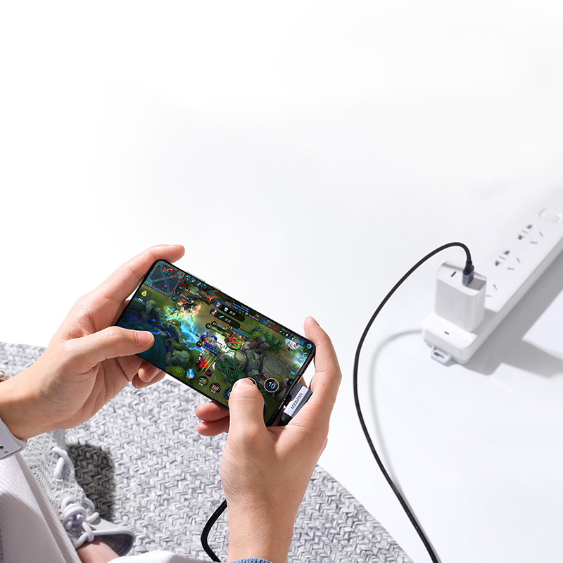 Kampinis Usb - Usb-c 5gb/s 3a 1 M Juodas Kabelis